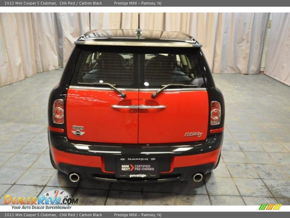 2013 Mini Cooper S Clubman Chili Red / Carbon Black Photo #17
