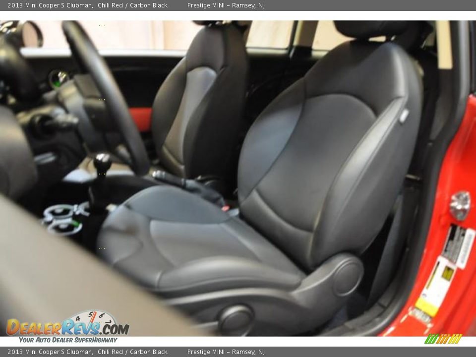 2013 Mini Cooper S Clubman Chili Red / Carbon Black Photo #19