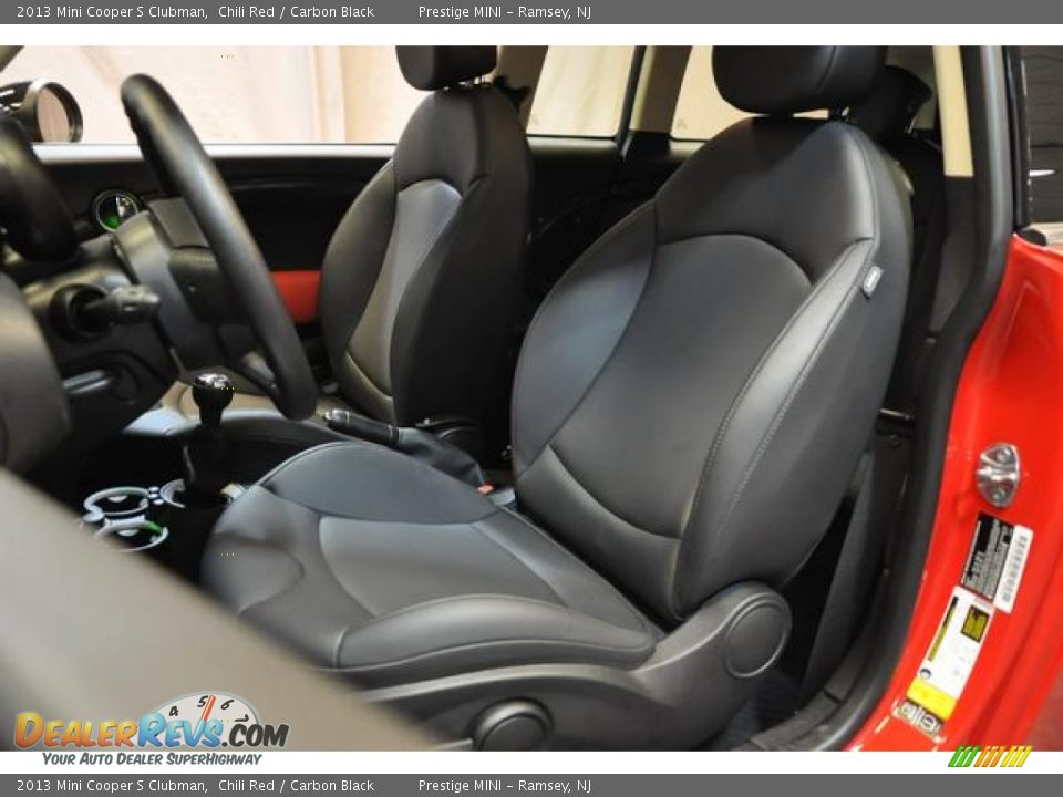 2013 Mini Cooper S Clubman Chili Red / Carbon Black Photo #20
