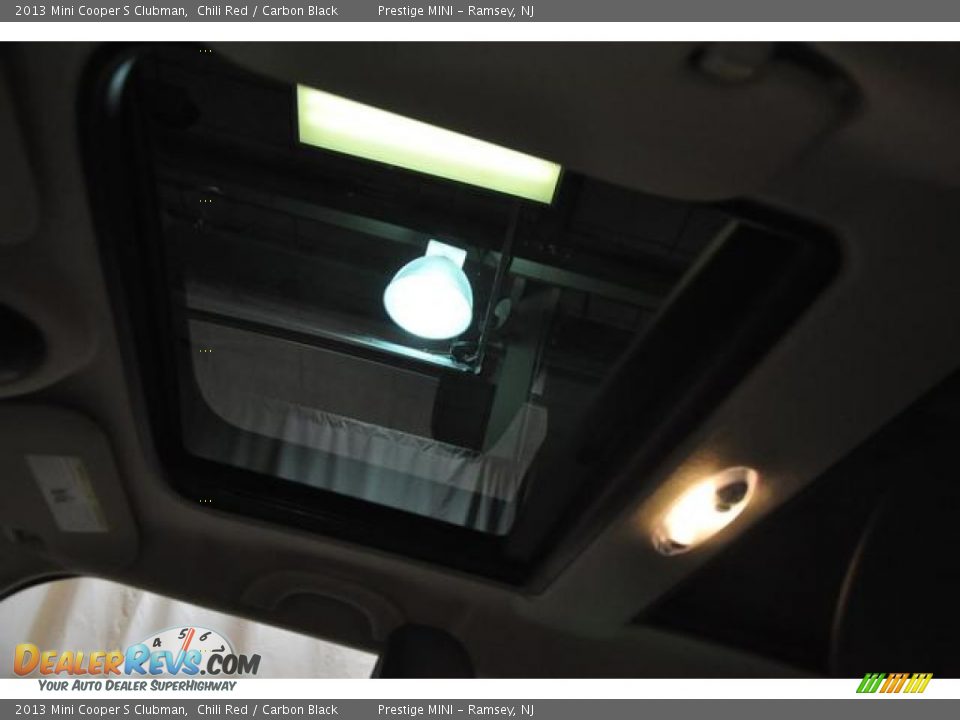 2013 Mini Cooper S Clubman Chili Red / Carbon Black Photo #25
