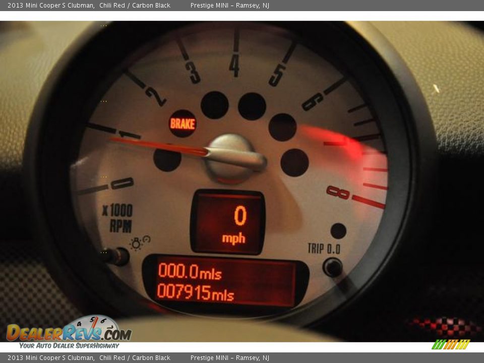 2013 Mini Cooper S Clubman Chili Red / Carbon Black Photo #28