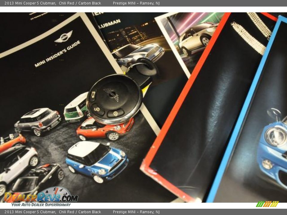 2013 Mini Cooper S Clubman Chili Red / Carbon Black Photo #34