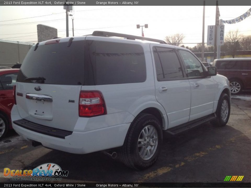 2013 Ford Expedition XLT 4x4 Oxford White / Stone Photo #6