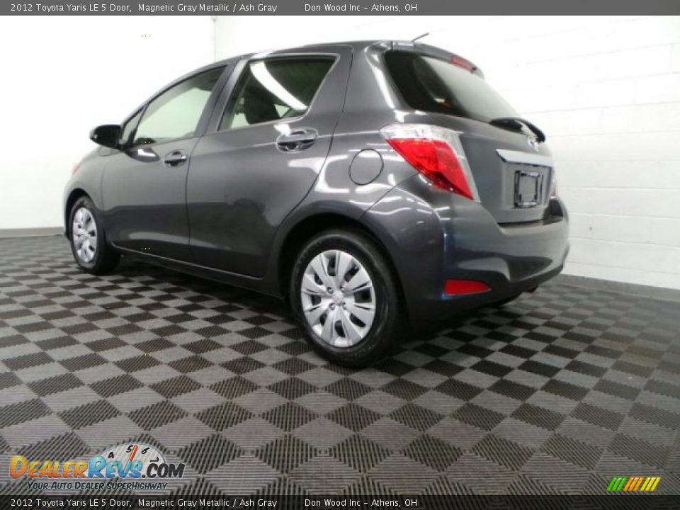 2012 Toyota Yaris LE 5 Door Magnetic Gray Metallic / Ash Gray Photo #2