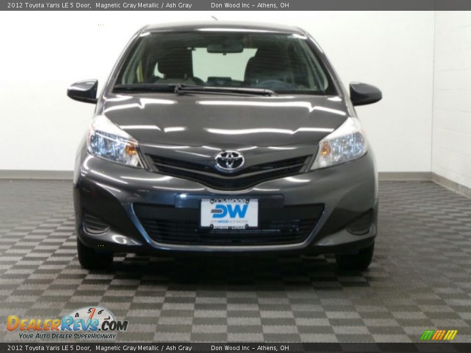 2012 Toyota Yaris LE 5 Door Magnetic Gray Metallic / Ash Gray Photo #3