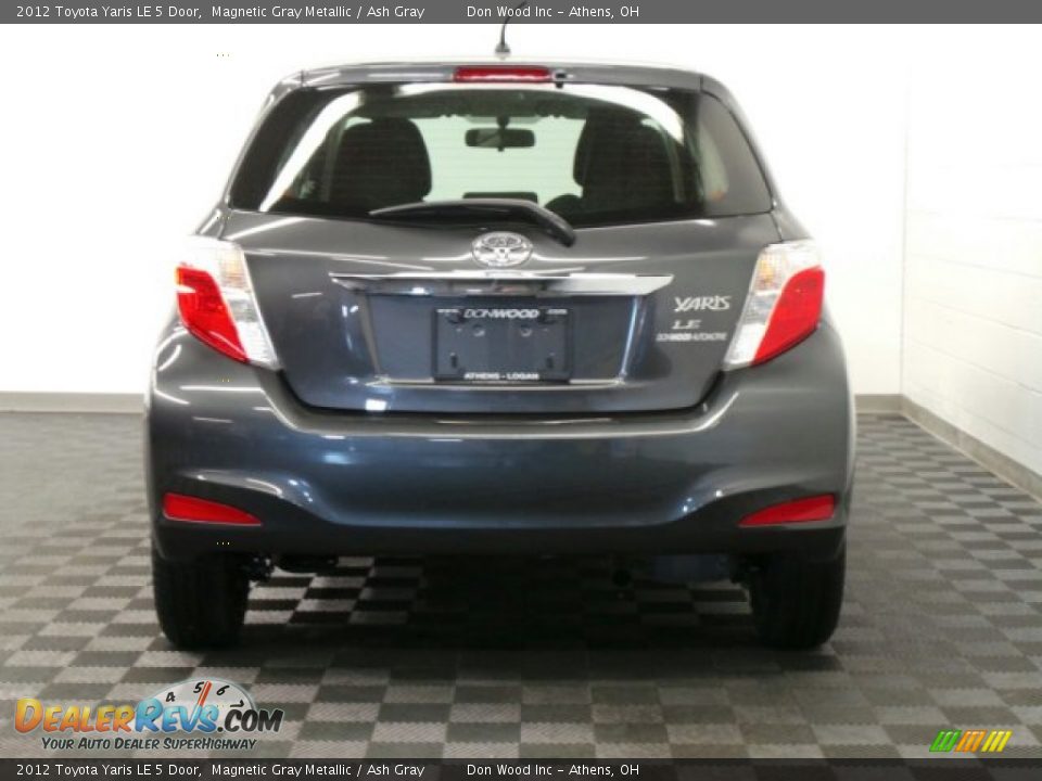 2012 Toyota Yaris LE 5 Door Magnetic Gray Metallic / Ash Gray Photo #4