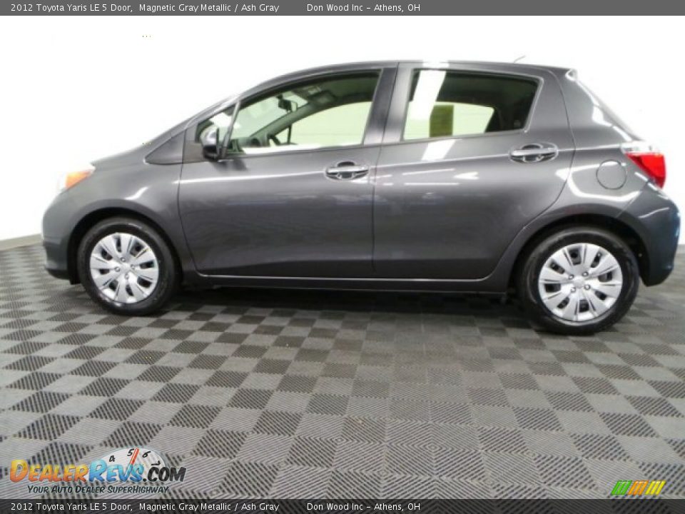 2012 Toyota Yaris LE 5 Door Magnetic Gray Metallic / Ash Gray Photo #5