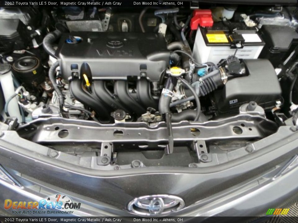 2012 Toyota Yaris LE 5 Door Magnetic Gray Metallic / Ash Gray Photo #8