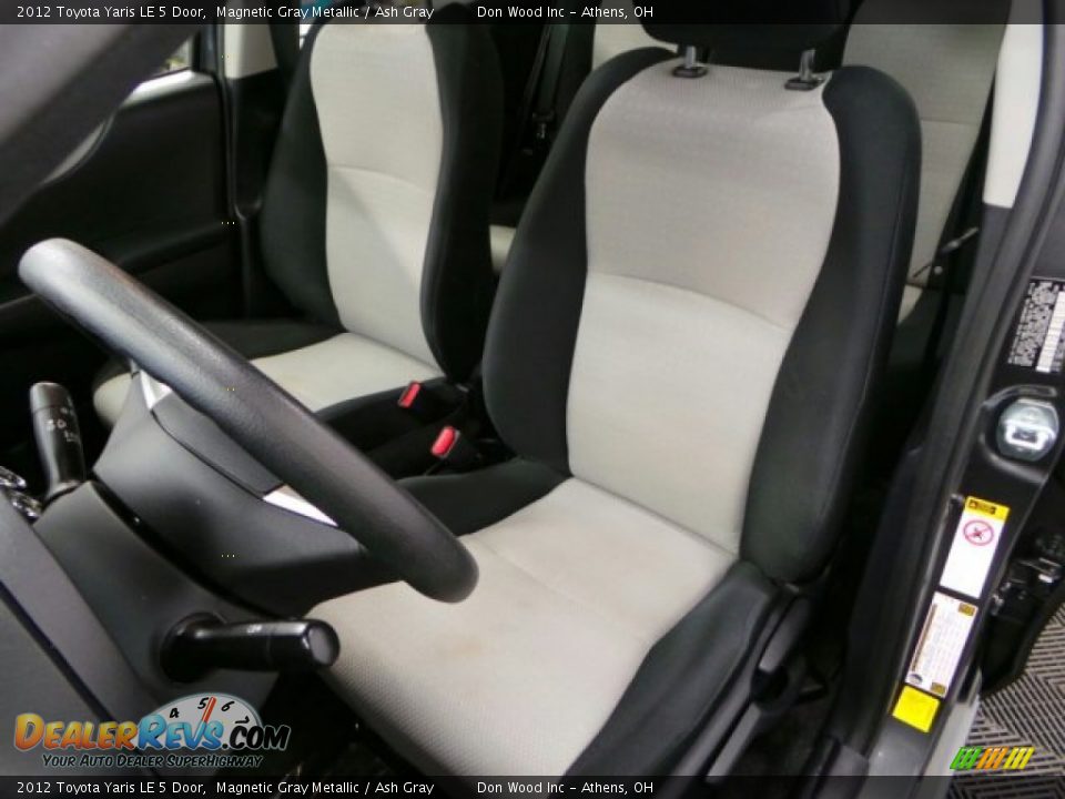 2012 Toyota Yaris LE 5 Door Magnetic Gray Metallic / Ash Gray Photo #9