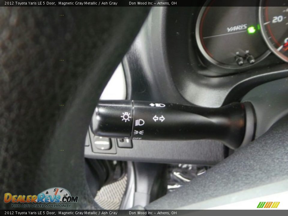2012 Toyota Yaris LE 5 Door Magnetic Gray Metallic / Ash Gray Photo #20