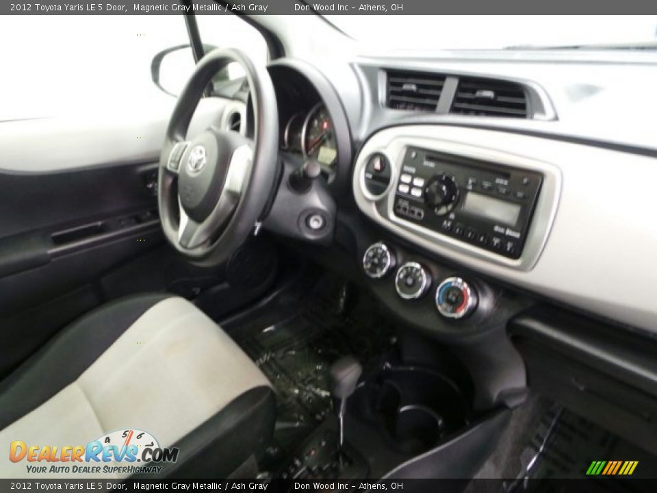 2012 Toyota Yaris LE 5 Door Magnetic Gray Metallic / Ash Gray Photo #24