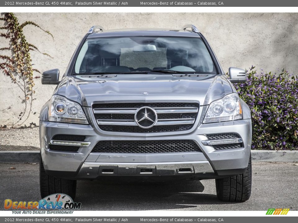2012 Mercedes-Benz GL 450 4Matic Paladium Silver Metallic / Ash Photo #2