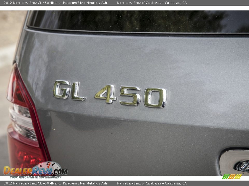 2012 Mercedes-Benz GL 450 4Matic Paladium Silver Metallic / Ash Photo #7
