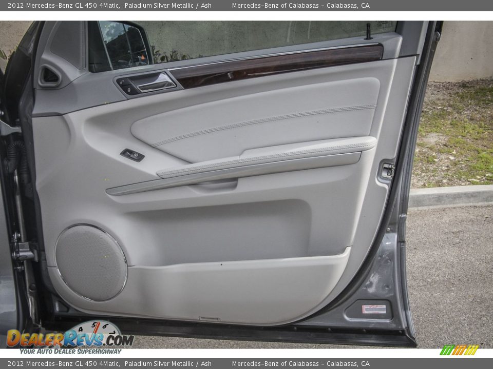 2012 Mercedes-Benz GL 450 4Matic Paladium Silver Metallic / Ash Photo #23