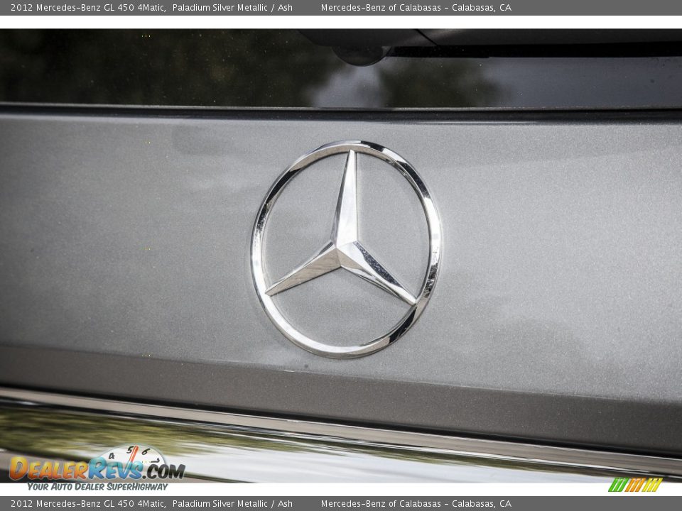 2012 Mercedes-Benz GL 450 4Matic Paladium Silver Metallic / Ash Photo #29