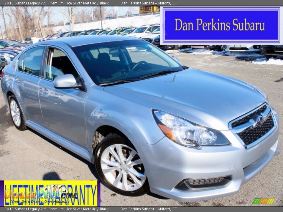 2013 Subaru Legacy 2.5i Premium Ice Silver Metallic / Black Photo #1