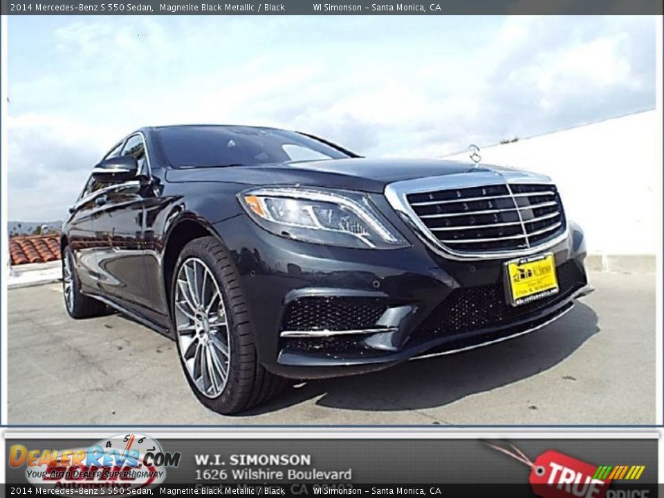 2014 Mercedes-Benz S 550 Sedan Magnetite Black Metallic / Black Photo #1