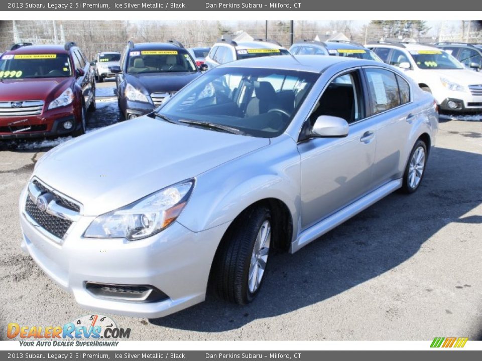 2013 Subaru Legacy 2.5i Premium Ice Silver Metallic / Black Photo #3