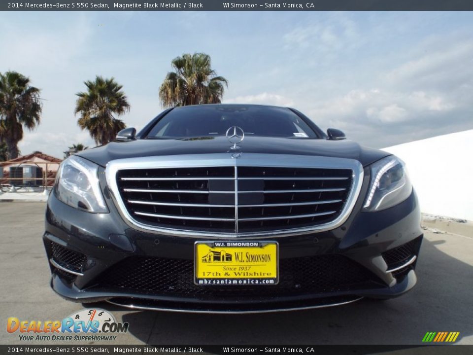 2014 Mercedes-Benz S 550 Sedan Magnetite Black Metallic / Black Photo #2