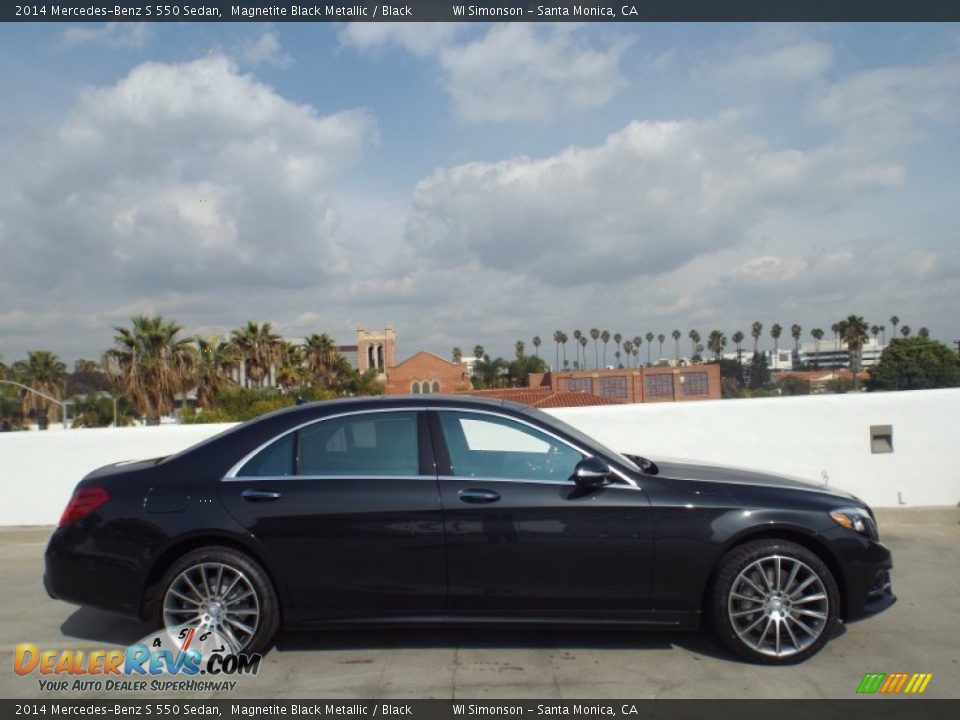 2014 Mercedes-Benz S 550 Sedan Magnetite Black Metallic / Black Photo #3