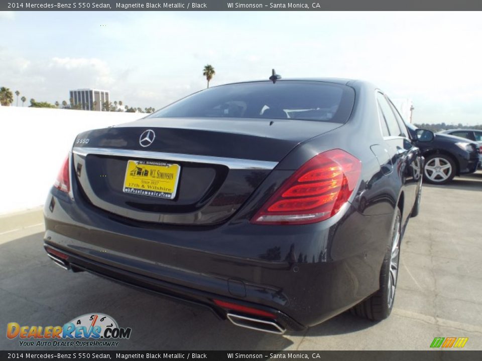2014 Mercedes-Benz S 550 Sedan Magnetite Black Metallic / Black Photo #4