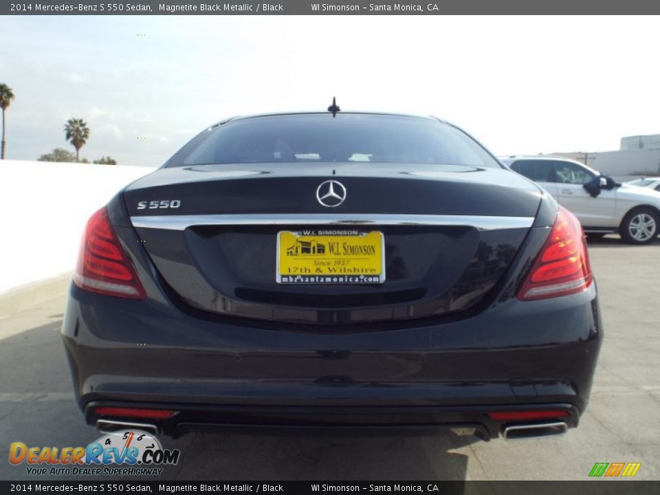 2014 Mercedes-Benz S 550 Sedan Magnetite Black Metallic / Black Photo #5