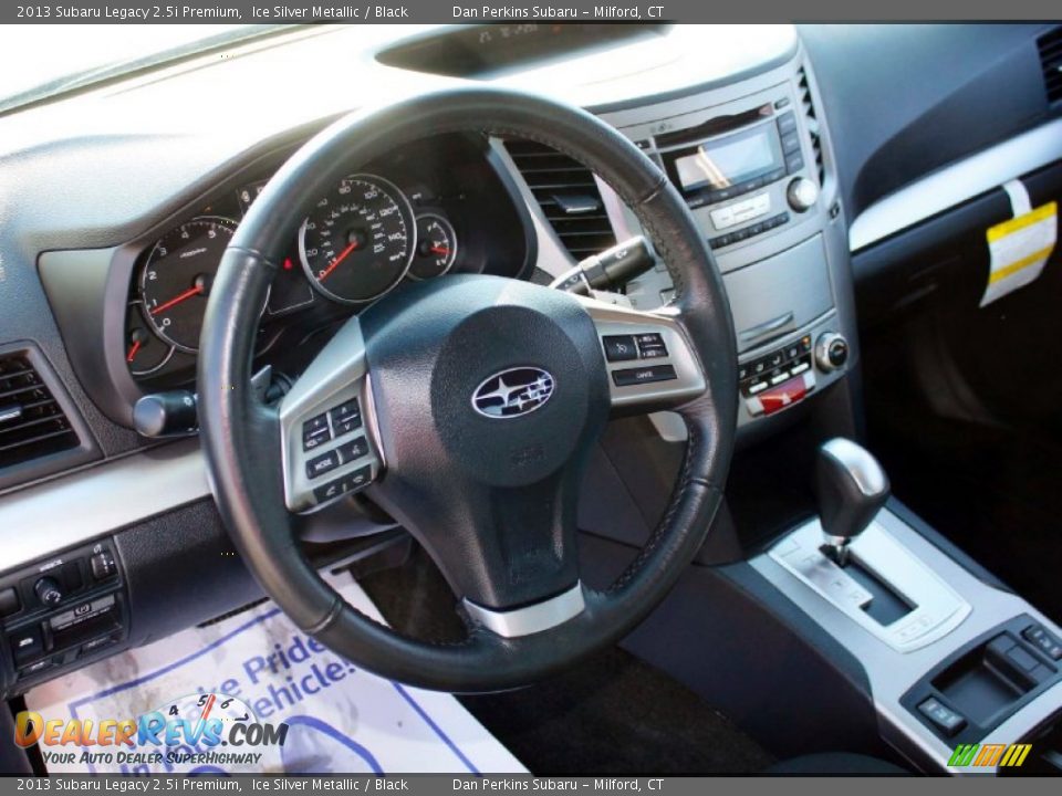2013 Subaru Legacy 2.5i Premium Ice Silver Metallic / Black Photo #9