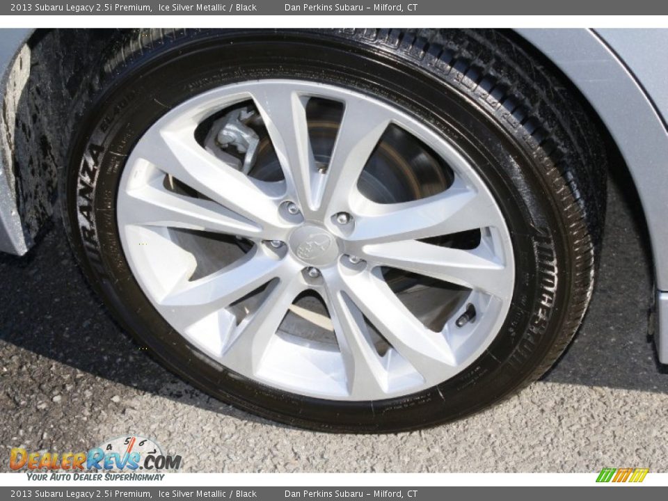2013 Subaru Legacy 2.5i Premium Ice Silver Metallic / Black Photo #19