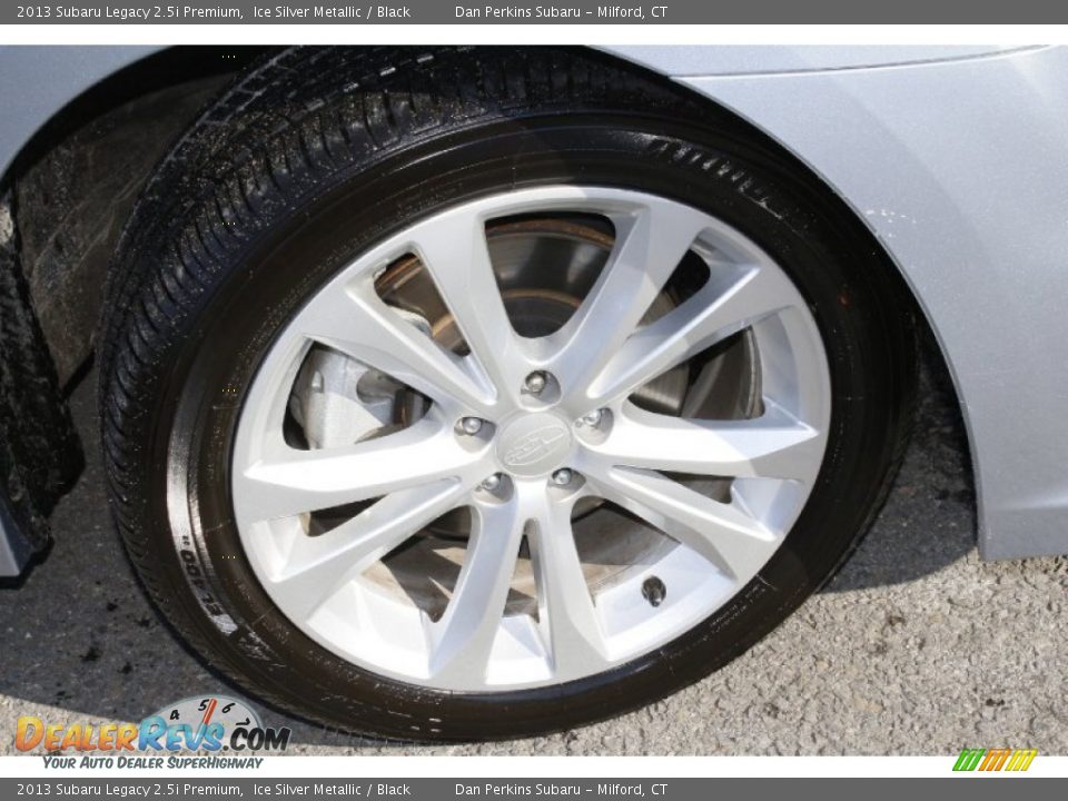 2013 Subaru Legacy 2.5i Premium Ice Silver Metallic / Black Photo #20