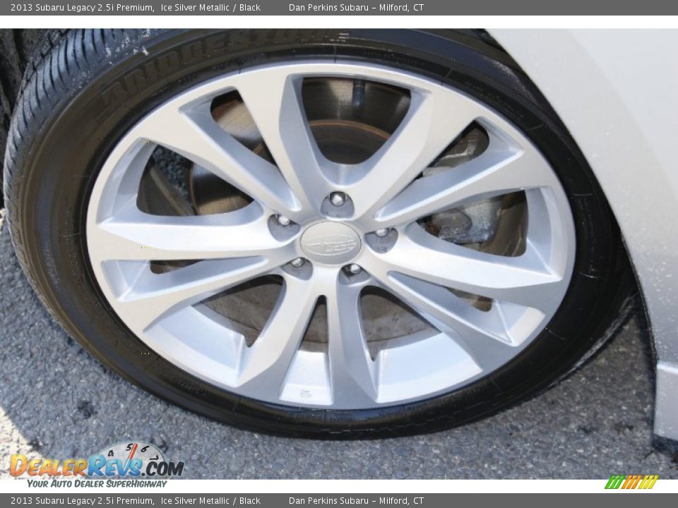2013 Subaru Legacy 2.5i Premium Ice Silver Metallic / Black Photo #21