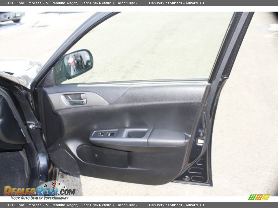 2011 Subaru Impreza 2.5i Premium Wagon Dark Gray Metallic / Carbon Black Photo #17
