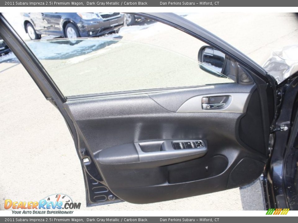 2011 Subaru Impreza 2.5i Premium Wagon Dark Gray Metallic / Carbon Black Photo #19