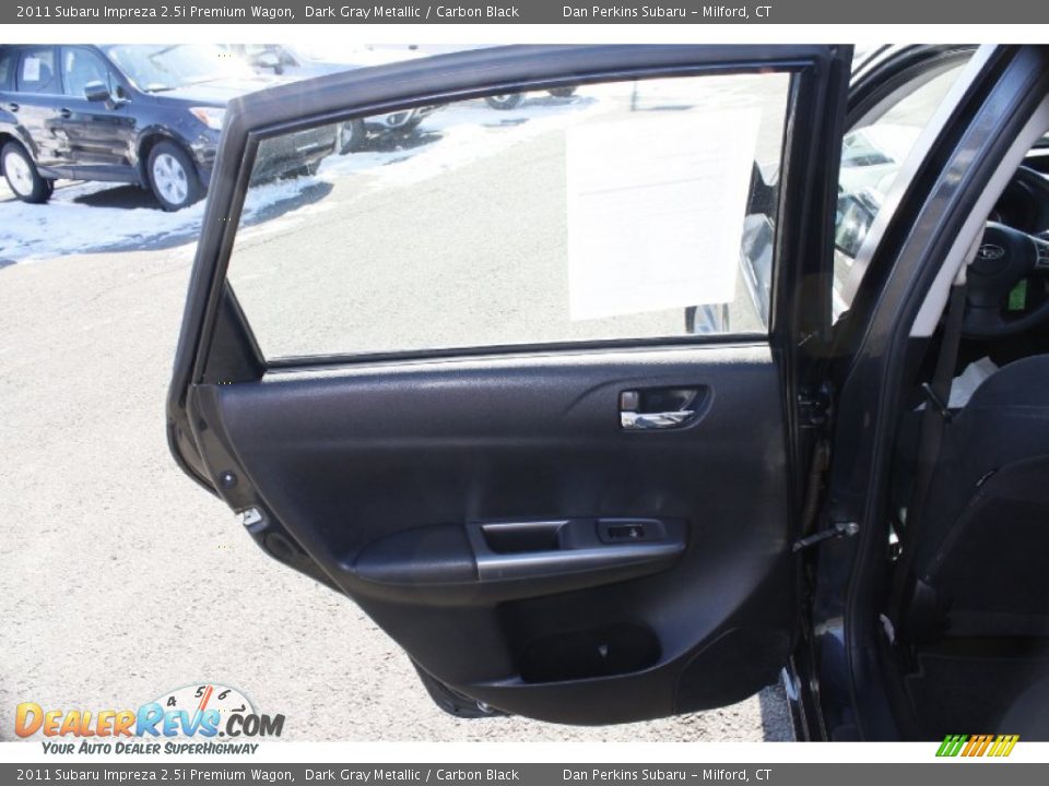 2011 Subaru Impreza 2.5i Premium Wagon Dark Gray Metallic / Carbon Black Photo #20