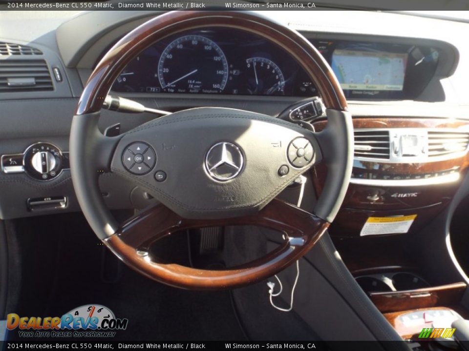 2014 Mercedes-Benz CL 550 4Matic Steering Wheel Photo #9