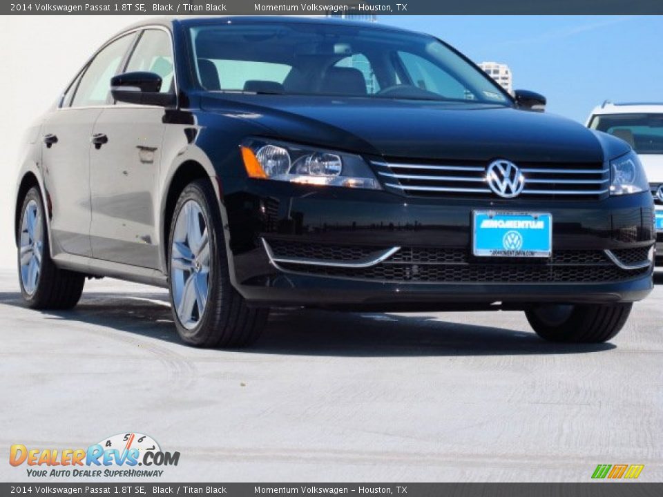 2014 Volkswagen Passat 1.8T SE Black / Titan Black Photo #1