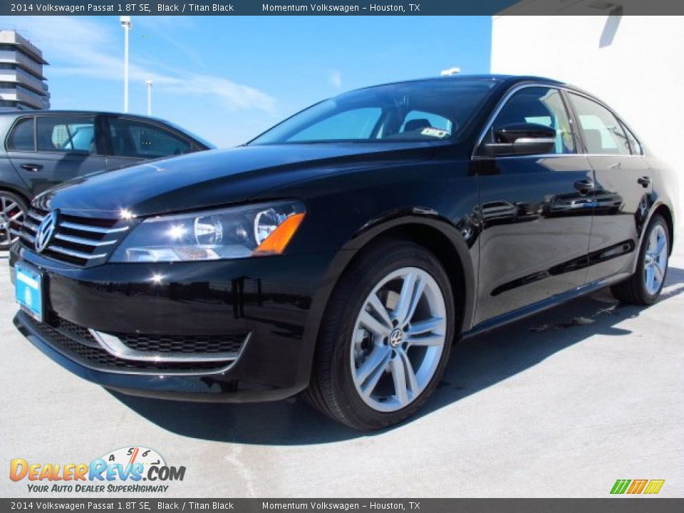 2014 Volkswagen Passat 1.8T SE Black / Titan Black Photo #3