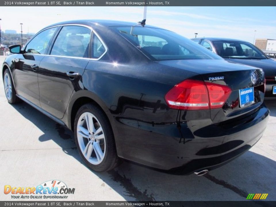 2014 Volkswagen Passat 1.8T SE Black / Titan Black Photo #4