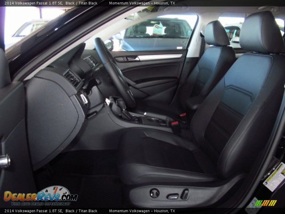 2014 Volkswagen Passat 1.8T SE Black / Titan Black Photo #11