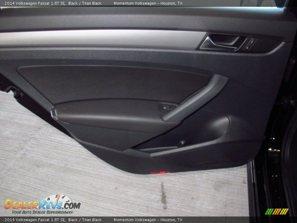 2014 Volkswagen Passat 1.8T SE Black / Titan Black Photo #12
