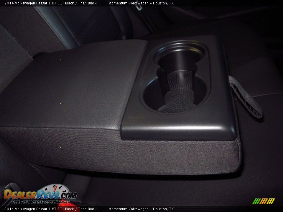 2014 Volkswagen Passat 1.8T SE Black / Titan Black Photo #16