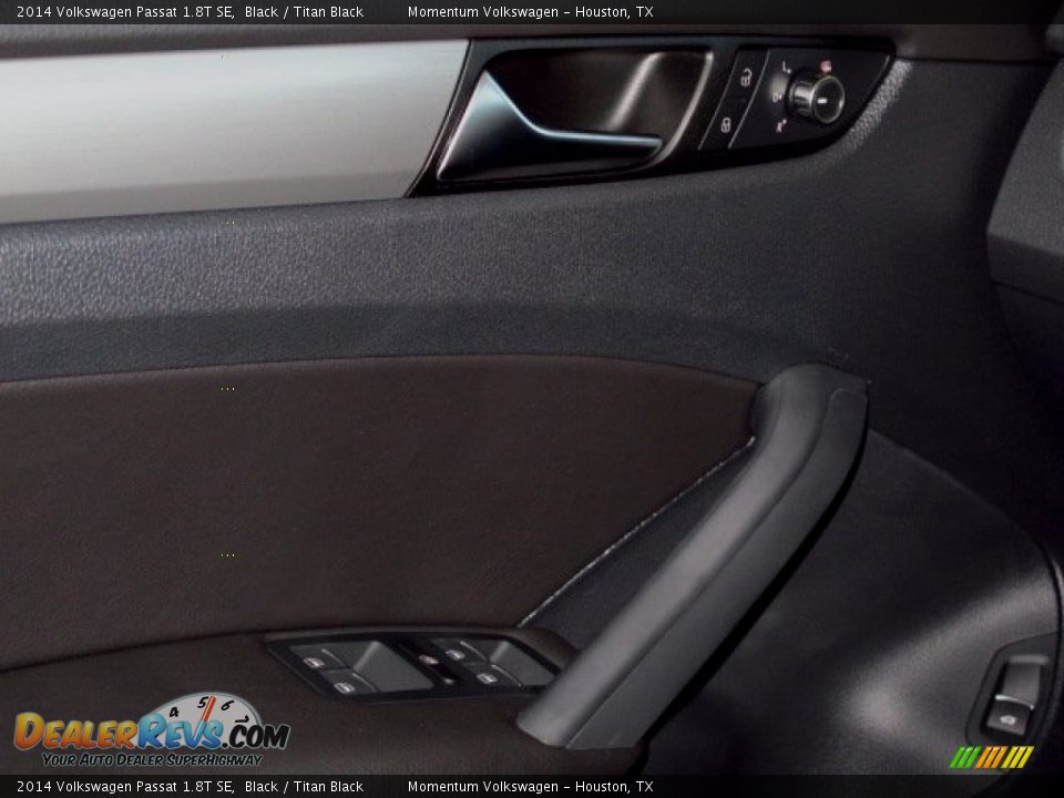 2014 Volkswagen Passat 1.8T SE Black / Titan Black Photo #17