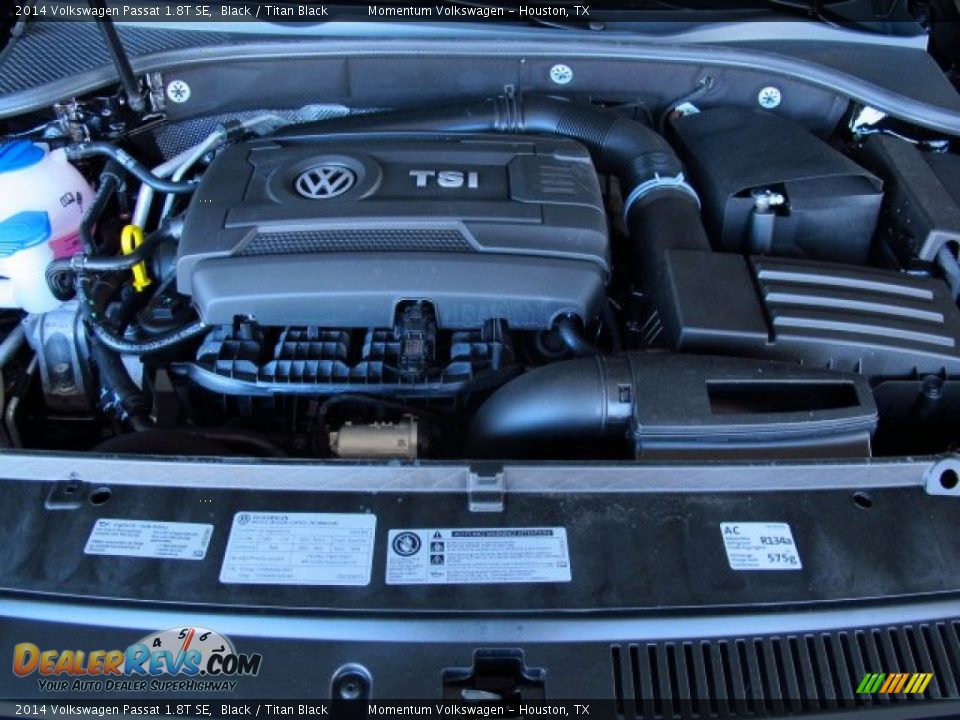 2014 Volkswagen Passat 1.8T SE Black / Titan Black Photo #25