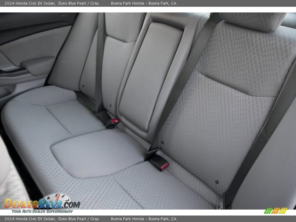 2014 Honda Civic EX Sedan Dyno Blue Pearl / Gray Photo #15