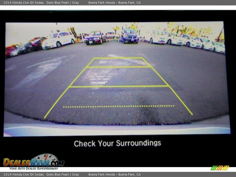 2014 Honda Civic EX Sedan Dyno Blue Pearl / Gray Photo #17