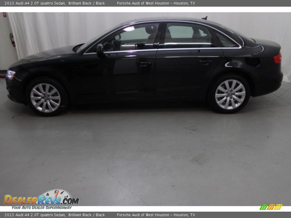2013 Audi A4 2.0T quattro Sedan Brilliant Black / Black Photo #4
