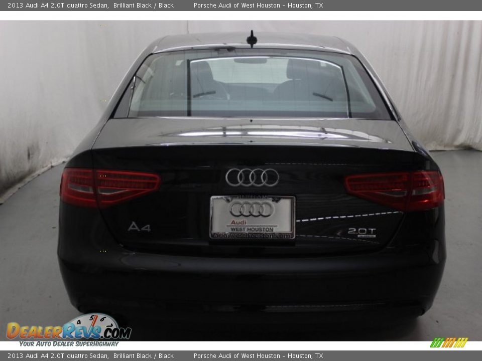 2013 Audi A4 2.0T quattro Sedan Brilliant Black / Black Photo #5