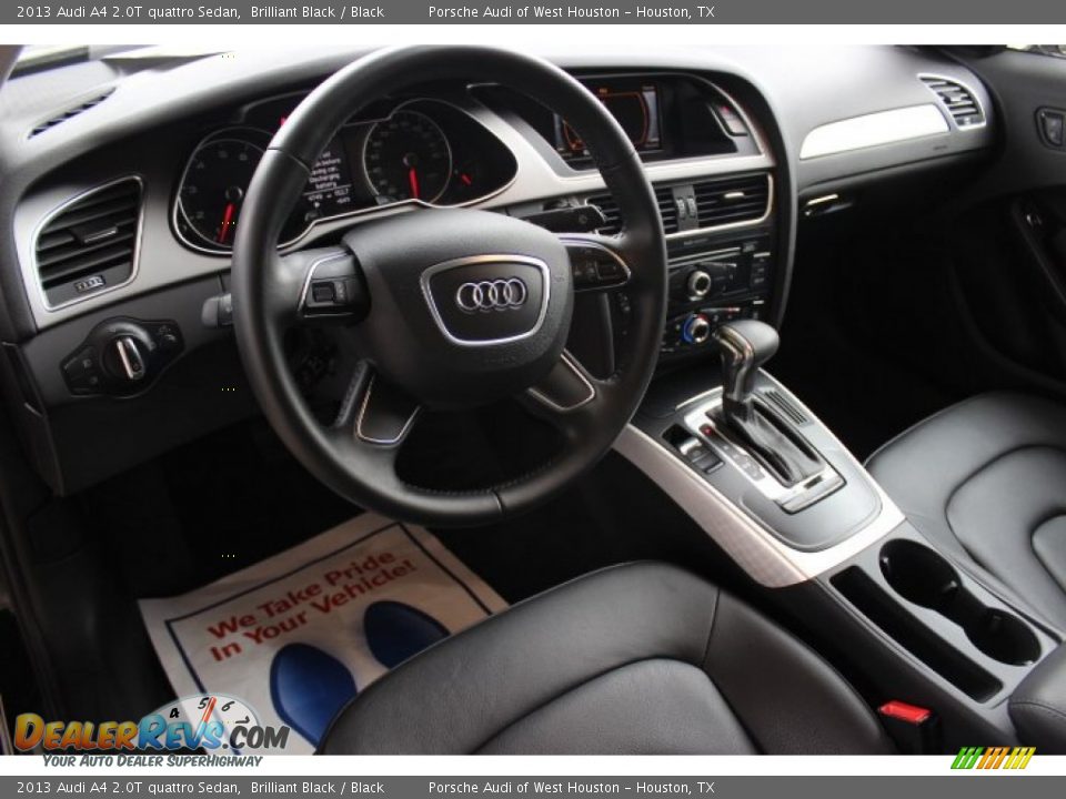 2013 Audi A4 2.0T quattro Sedan Brilliant Black / Black Photo #13