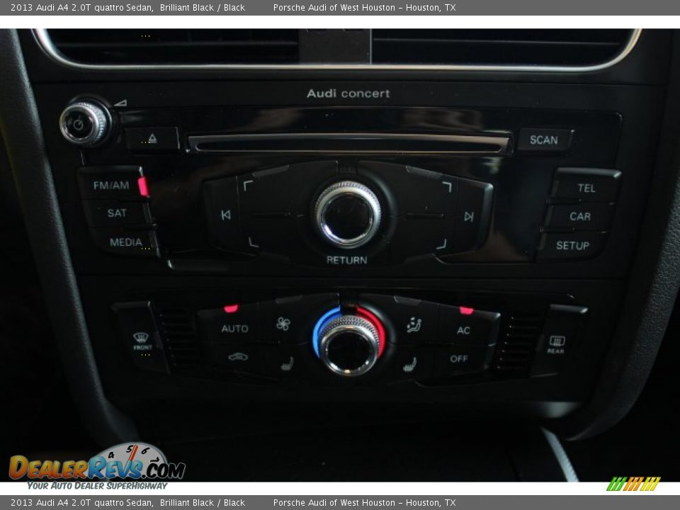 2013 Audi A4 2.0T quattro Sedan Brilliant Black / Black Photo #22