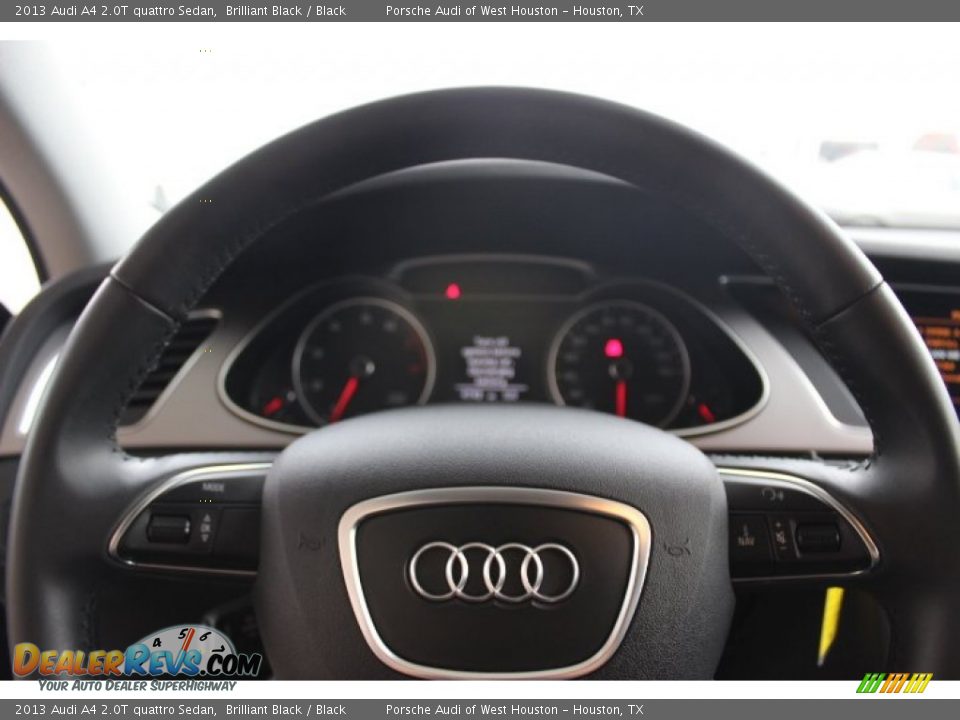 2013 Audi A4 2.0T quattro Sedan Brilliant Black / Black Photo #24