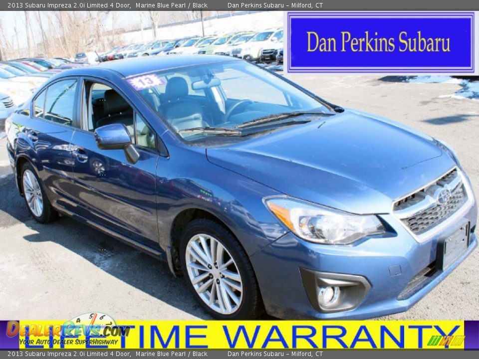 2013 Subaru Impreza 2.0i Limited 4 Door Marine Blue Pearl / Black Photo #1